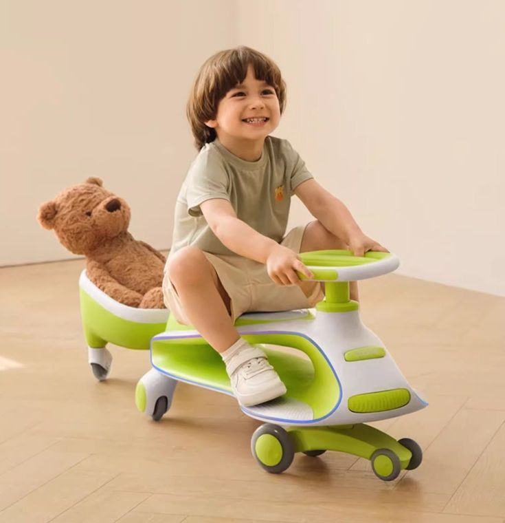 Wooden Push-Along Toy Car